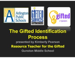 Gunston Gifted Identification Info Session