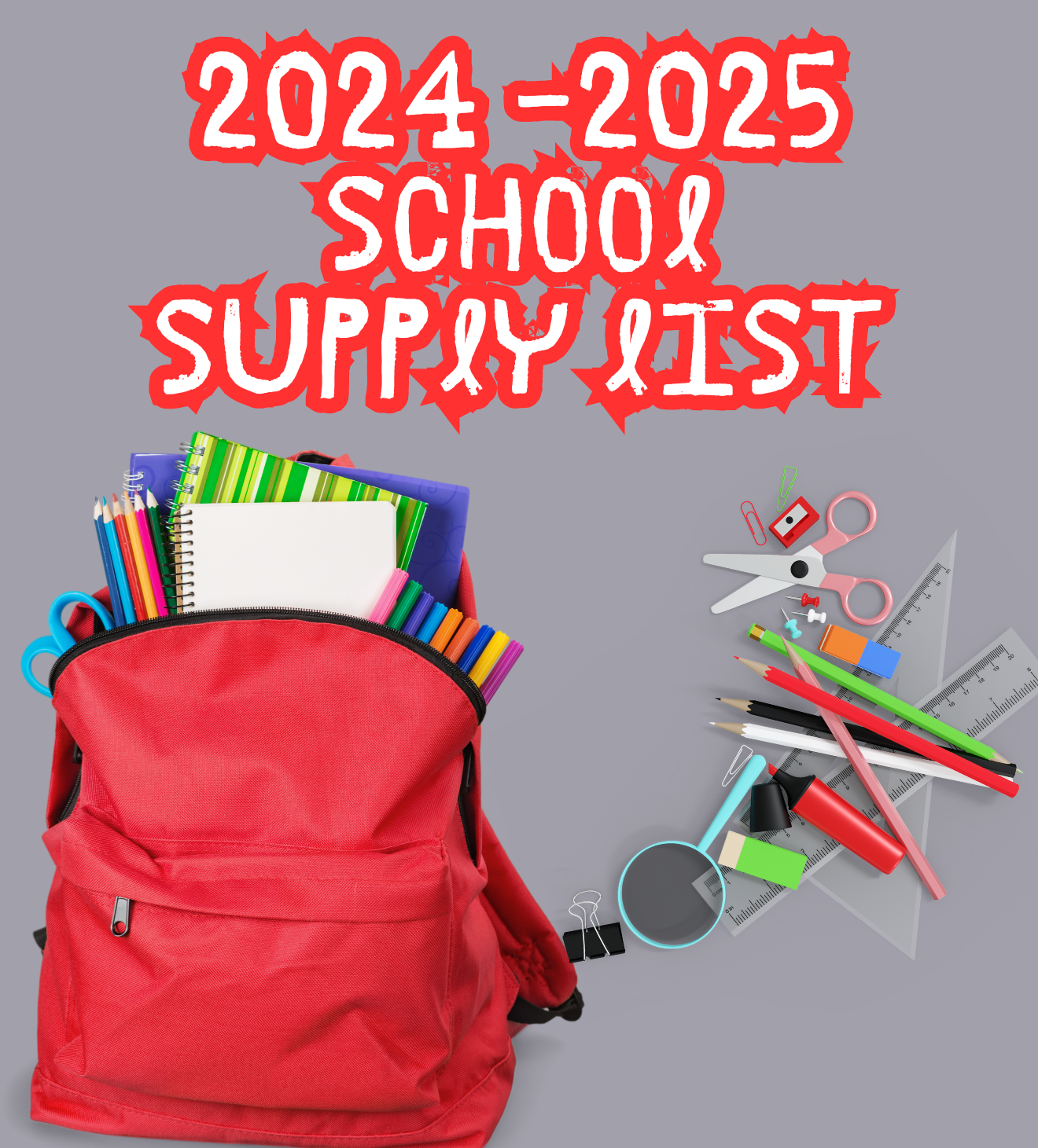 24-25 school supply list
