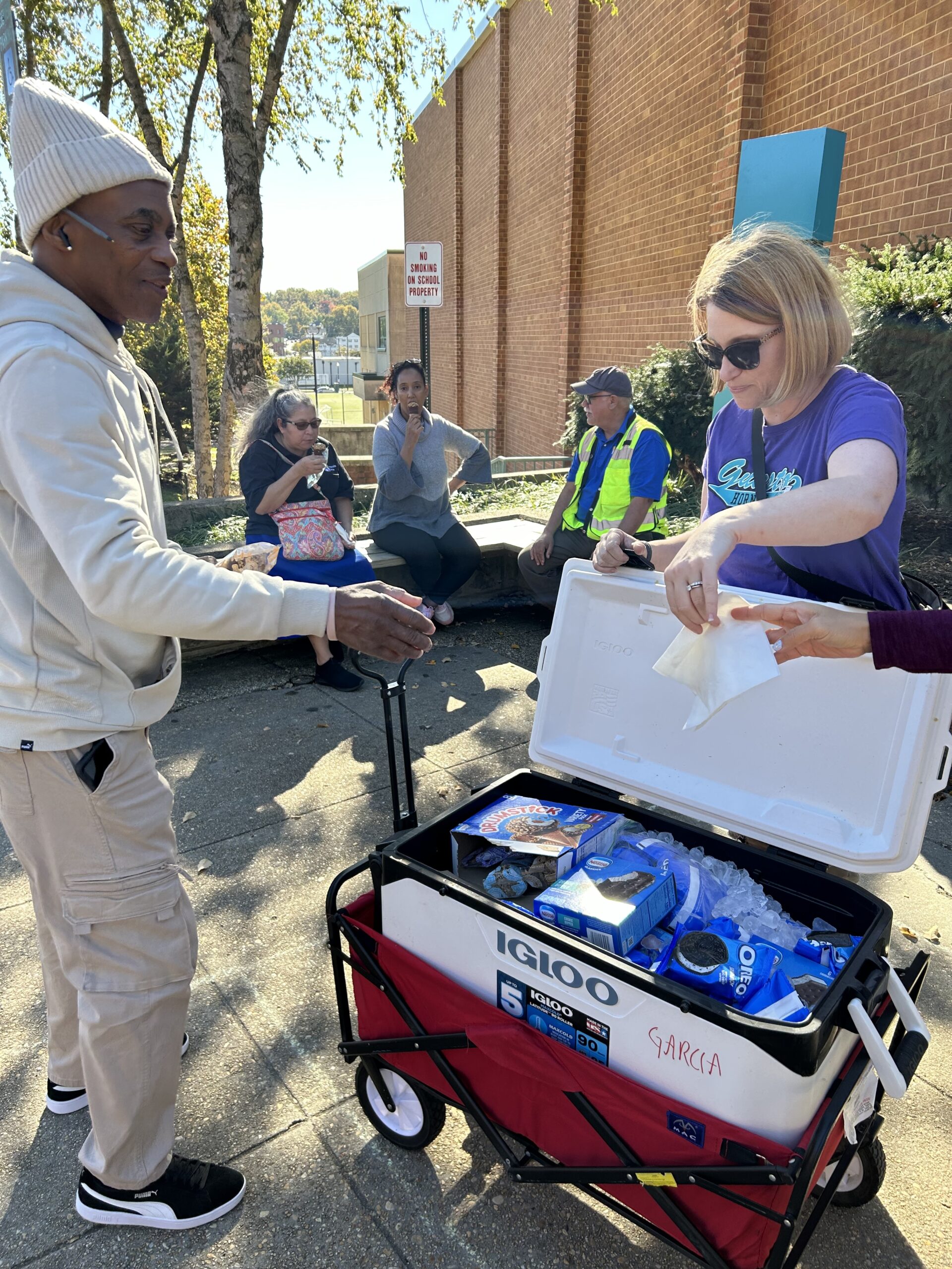 PTA passing out treat