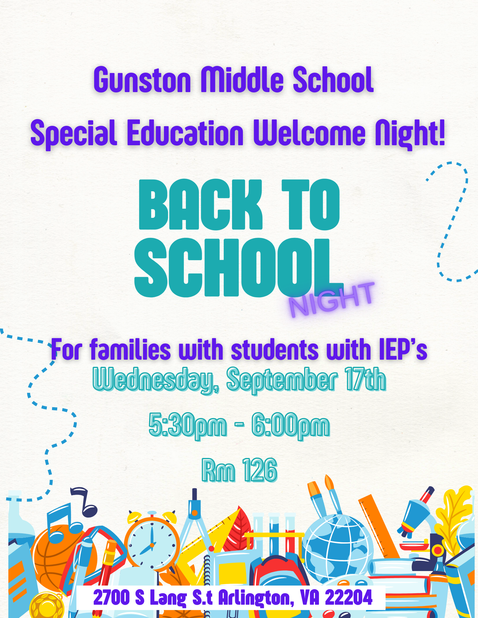 SPED Welcome Night
