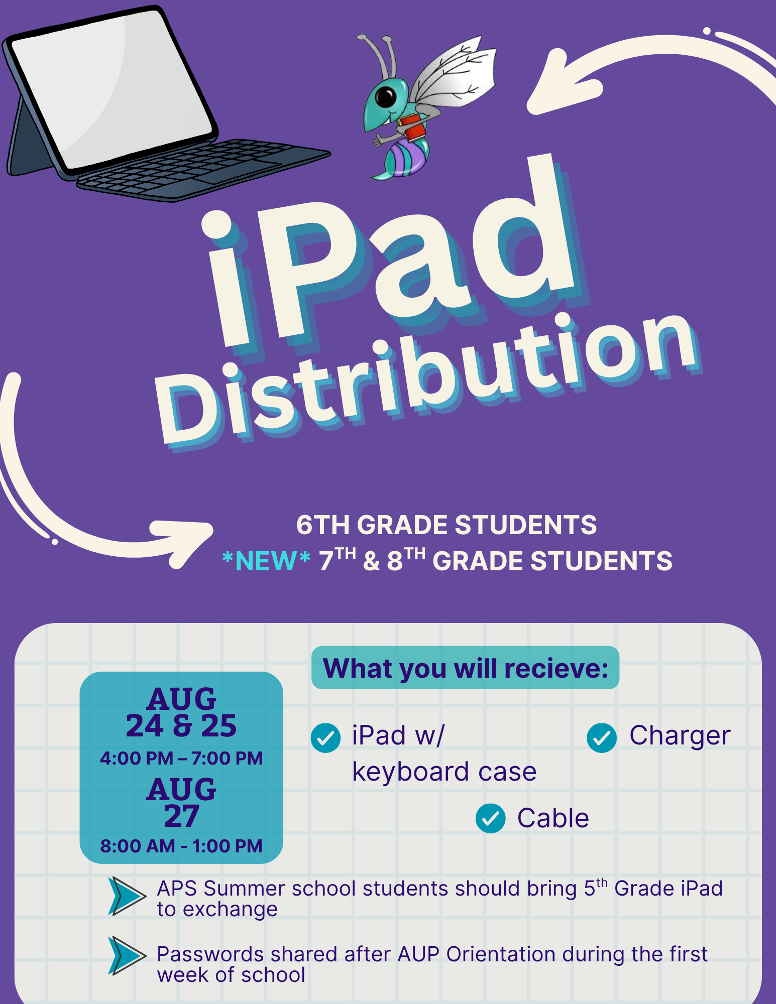 iPad distribution