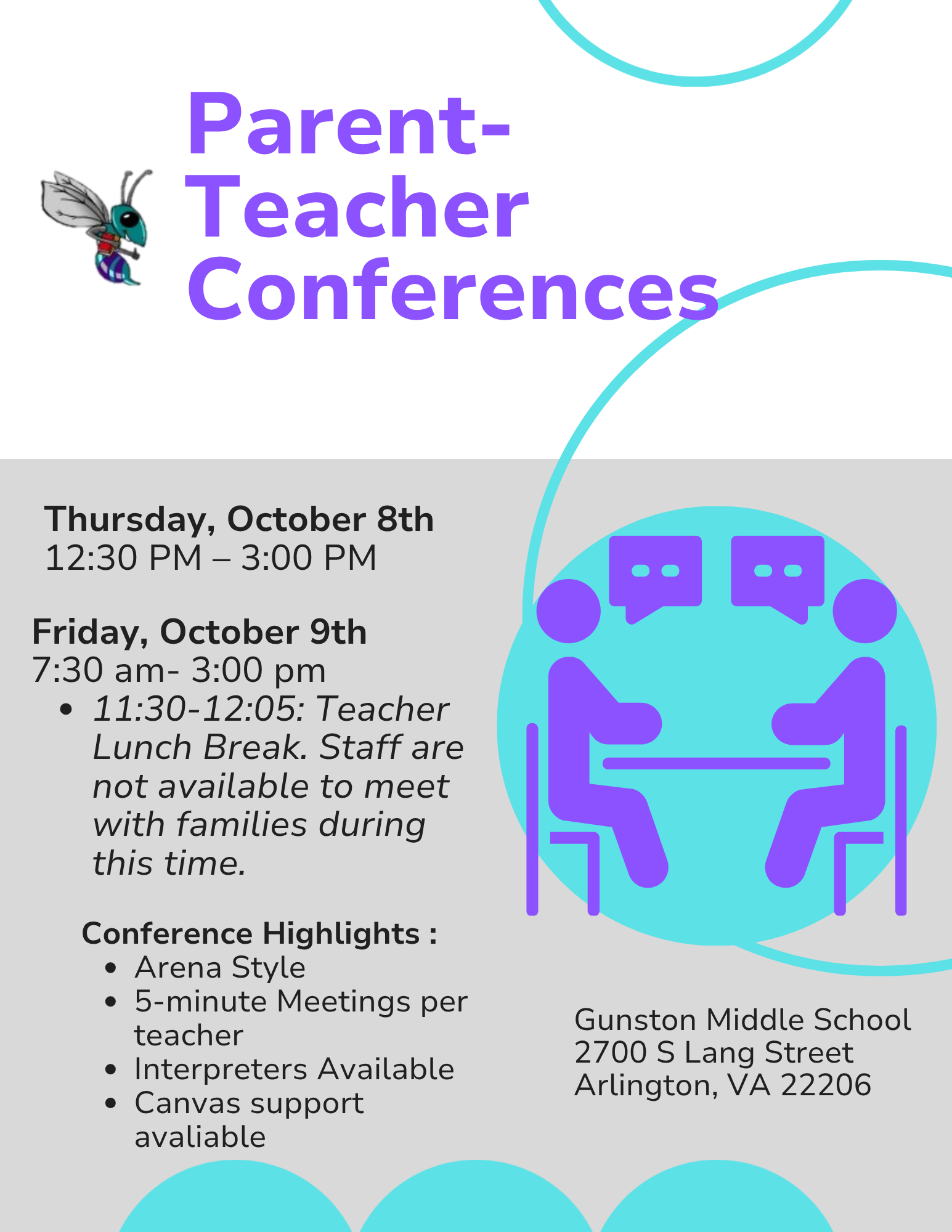 Fall Parent/Teacher Conference